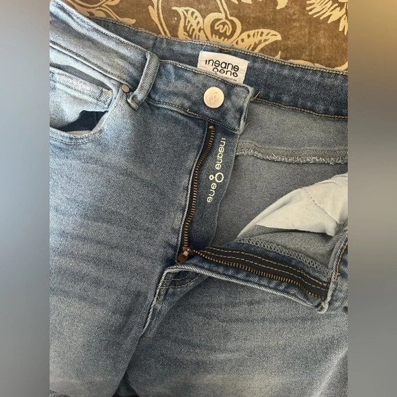 Insane Gene Straight Crop Raw Hem Jeans - Picture 8 of 12